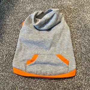 Gray dog sweatshirt